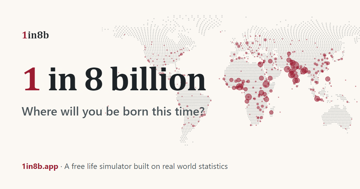 Chance of Being Born in Thailand: 1 in 223 Babies | 1in8b